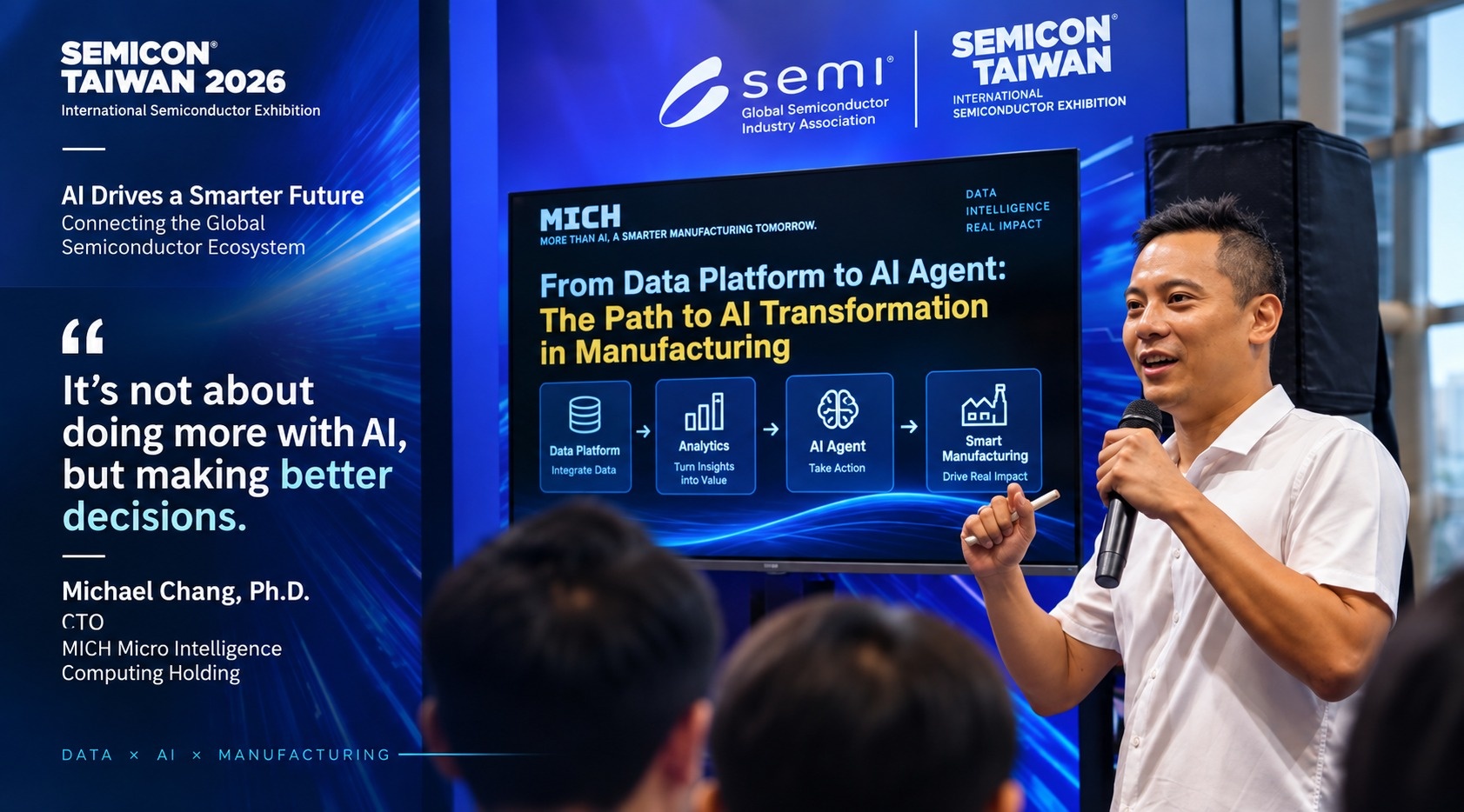 From Algorithms to AI Agents: MICH CTO Michael Chang on the Next Stage of Decision Intelligence in Manufacturing